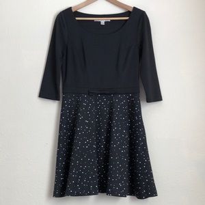 LC star print bow dress